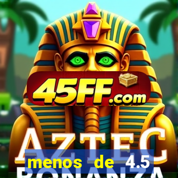 menos de 4.5 escanteios o que significa
